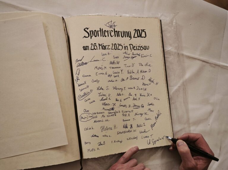 Ehrungen für das Sportjahr 2024