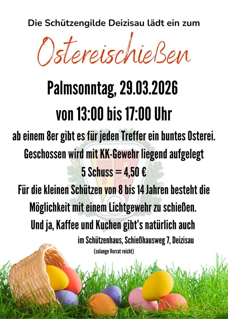 29.03.2026 Ostereischießen